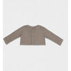 Claire Baby Cardigan, Camel Sequin - Cardigans - 2