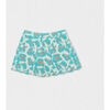 Caissy Jacquard Shorts, Turquoise Brown - Shorts - 2