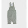 Augustin Baby Boy Corduroy Dungaree, Light Green - Pants - 1 - thumbnail