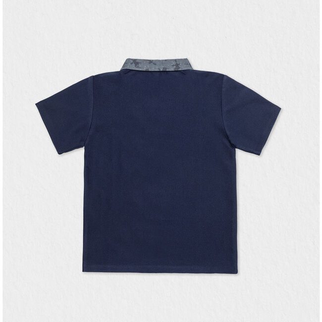 Brandan Boy Polo, Navy Blue - Polo Shirts - 2