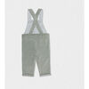 Augustin Baby Boy Corduroy Dungaree, Light Green - Pants - 2