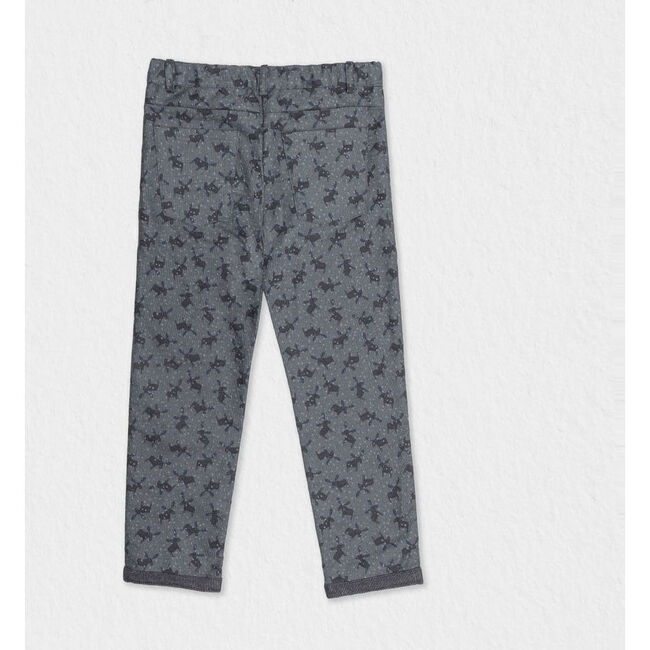 Aurelien Boy Pants, Dark Grey Deer - Pants - 2