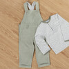 Augustin Baby Boy Corduroy Dungaree, Light Green - Pants - 3