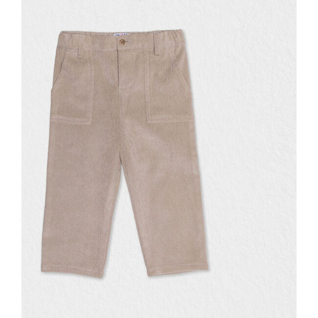 Auguste Baby Boy Corduroy Pants, Beige