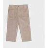 Auguste Baby Boy Corduroy Pants, Beige - Pants - 1 - thumbnail