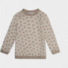 Alois Sweater, Beige Deer - Sweaters - 1 - thumbnail