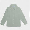 Achille Baby Boy Shirt Long Sleeves, Light Green - Shirts - 1 - thumbnail