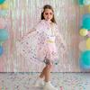 Pink Confetti Cape, Pink - Costume Accessories - 2