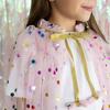 Pink Confetti Cape, Pink - Costume Accessories - 3