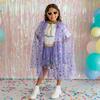 Lavender Confetti Cape, Lavender - Costume Accessories - 2