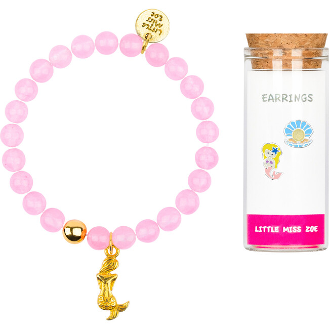 Bracelet and Earring Set, Mermaid