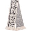 Women's Rae Knit Scarf, Cream/Taupe/Black Multi - Scarves - 1 - thumbnail