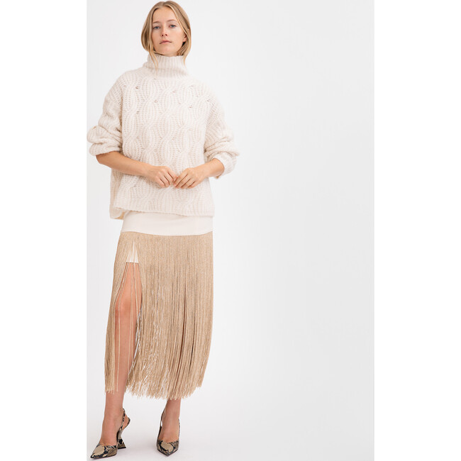 Women's Opaline Sweater, Cream - Sweaters - 2