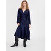 Women's Long Sleeve Blaire Dress, Maritime Blue - Dresses - 2