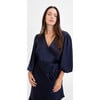 Women's Long Sleeve Blaire Dress, Maritime Blue - Dresses - 5