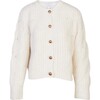 Women's Hale Cardigan, Cream - Cardigans - 1 - thumbnail