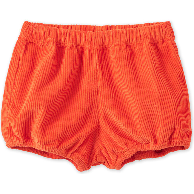 Organic Cotton Corduroy Bloomers, Dark Coral