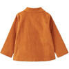 Organic Cotton Velvet Jacket, Raw Sienna - Jackets - 2