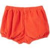 Organic Cotton Corduroy Bloomers, Dark Coral - Shorts - 2