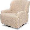 Winslow Extra Wide Recliner and Swivel Glider in Chai Shearling - Nursery Chairs - 1 - thumbnail