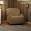 Winslow Extra Wide Recliner and Swivel Glider in Cortado Shearling - Nursery Chairs - 2