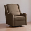 Devon Recliner and Swivel Glider in Performance Truffle Eco-Basketweave - Nursery Chairs - 2