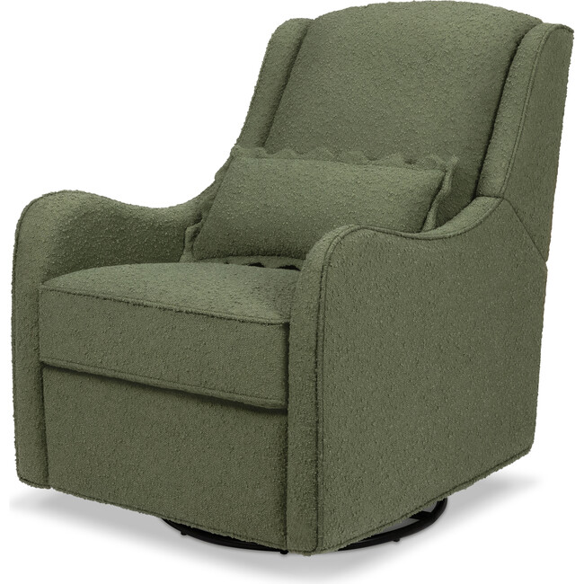 Devon Recliner and Swivel Glider in Olive Boucle