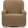 Winslow Extra Wide Recliner and Swivel Glider in Cortado Shearling - Nursery Chairs - 4