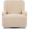 Winslow Extra Wide Recliner and Swivel Glider in Chai Shearling - Nursery Chairs - 4