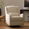 Devon Recliner and Swivel Glider in Ivory Boucle - Nursery Chairs - 3