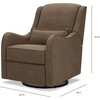 Devon Recliner and Swivel Glider in Performance Truffle Eco-Basketweave - Nursery Chairs - 7