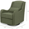 Devon Recliner and Swivel Glider in Olive Boucle - Nursery Chairs - 5