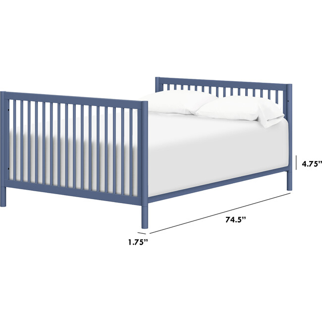 Twin/Full-Size Bed Conversion Kit in Cove Blue - Cribs - 2