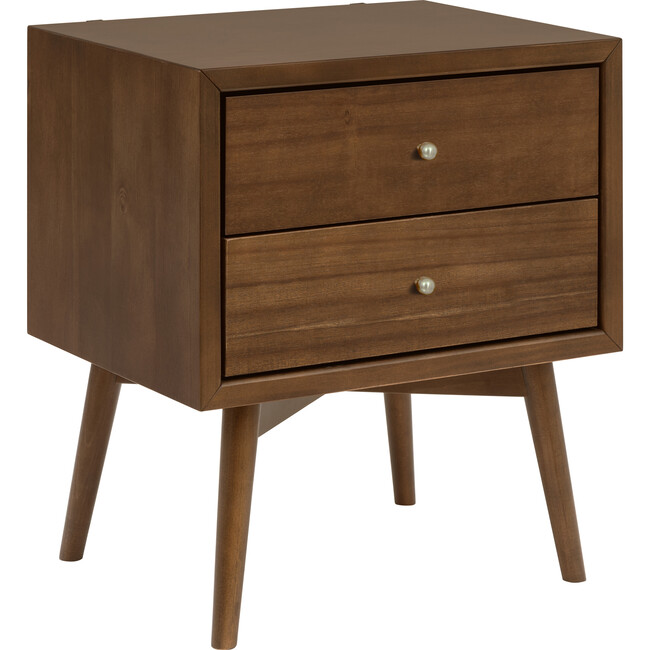 Palma Assembled Nightstand with USB Port in Natural Walnut