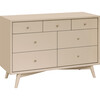 Palma 7-Drawer Assembled Double Dresser in Taupe - Dressers - 1 - thumbnail