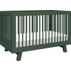 Hudson 3-in-1 Convertible Crib with Toddler Bed Conversion Kit in Forest Green - Cribs - 1 - thumbnail