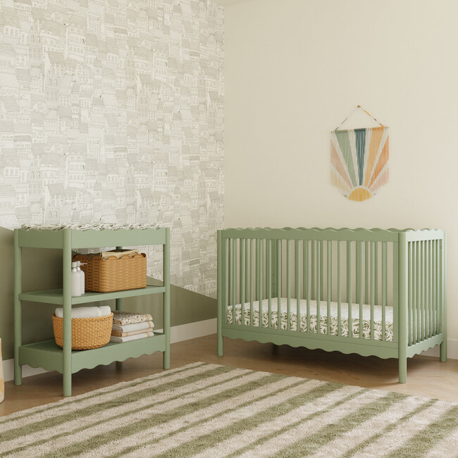 Swell Changing Table in Light Sage - Changing Tables - 3