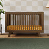 Hudson 3-in-1 Convertible Crib with Toddler Bed Conversion Kit in Natural Walnut - Cribs - 2