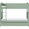 Universal Twin Storage Trundle Bed in Light Sage - Beds - 5