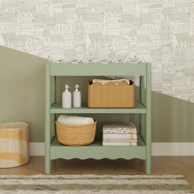 Swell Changing Table in Light Sage - Changing Tables - 5