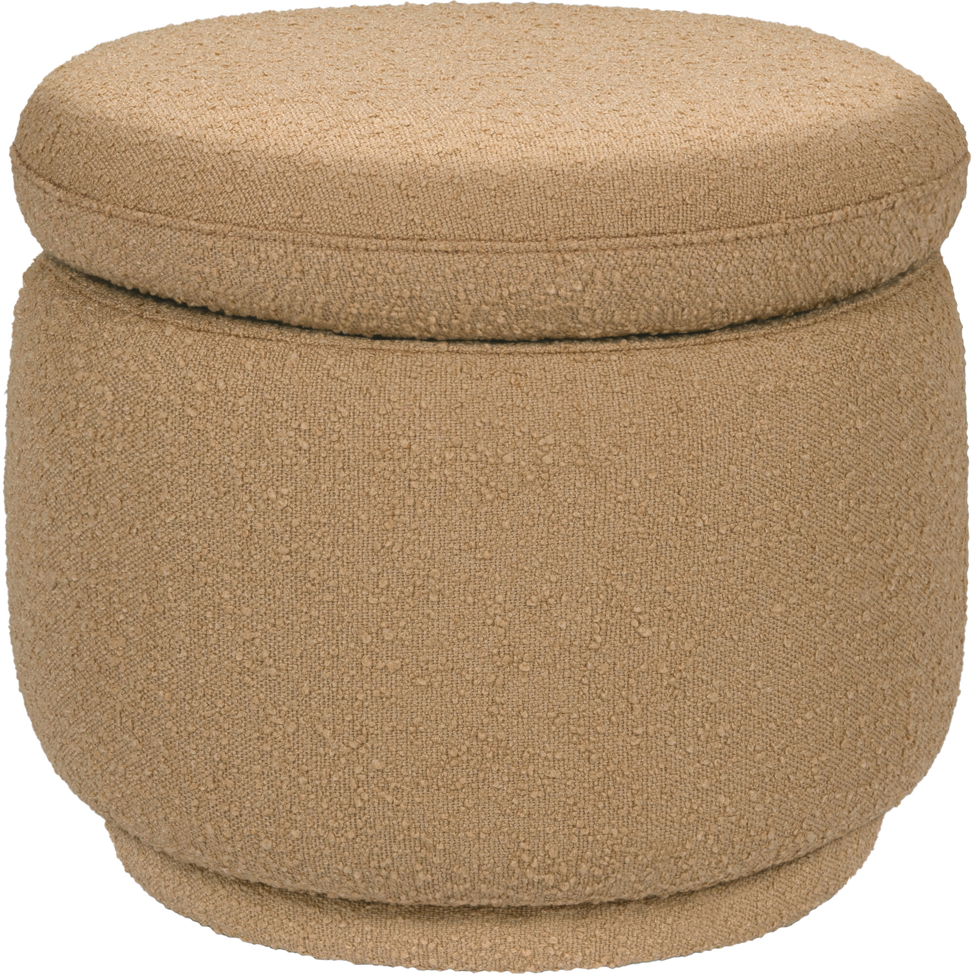Enoki Storage Ottoman in Boucle in Sand Boucle - Ottomans - 1