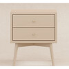 Palma Assembled Nightstand with USB Port in Taupe - Nightstands - 5