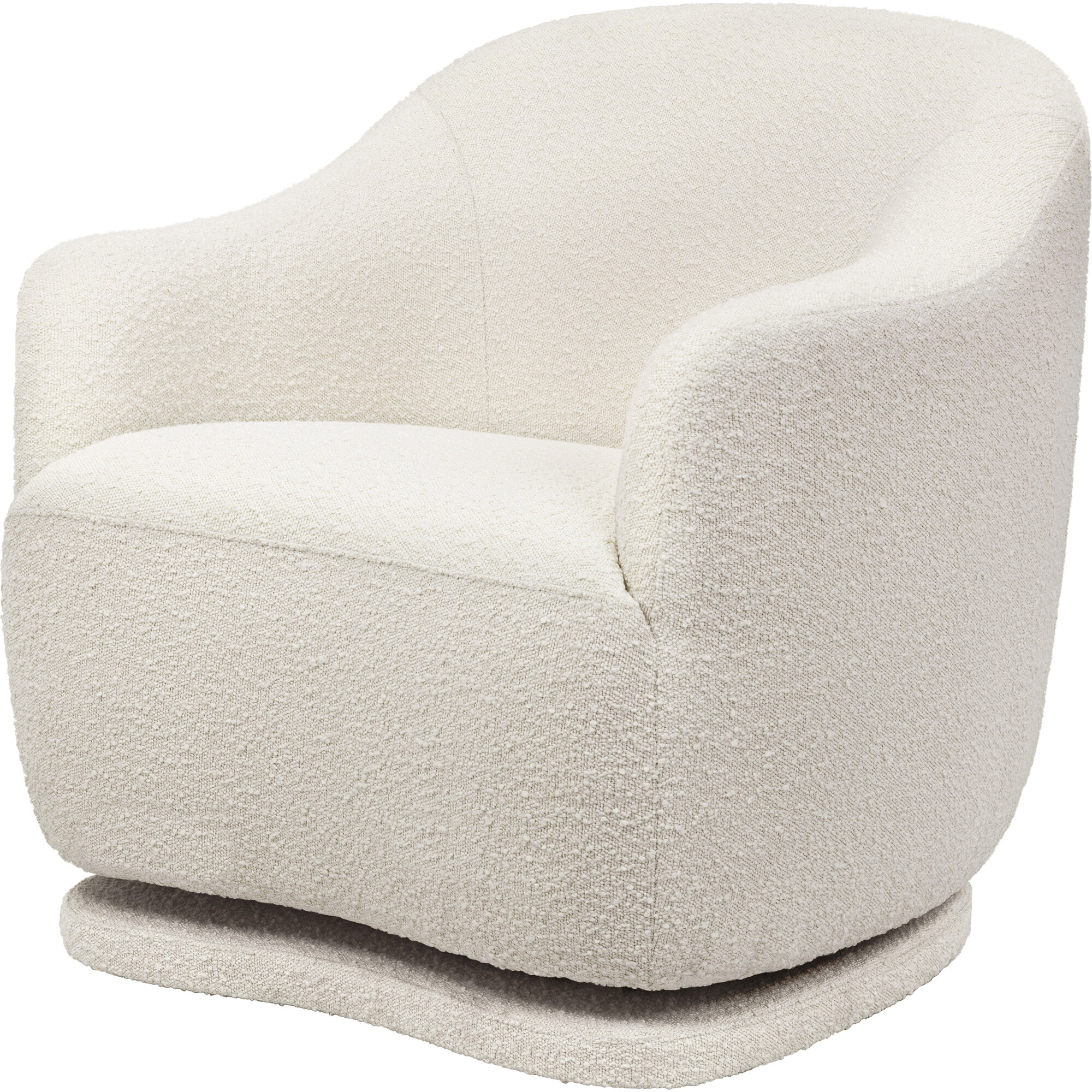 Foy Glider in Boucle in Ivory Boucle - Nursery Chairs - 1