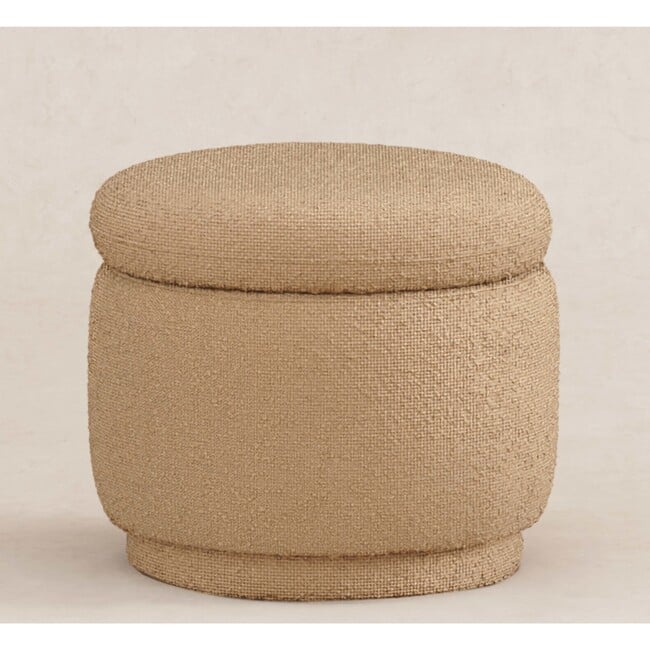 Enoki Storage Ottoman in Boucle in Sand Boucle - Ottomans - 2