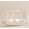 Lolly 3-in-1 Convertible Crib with Toddler Bed Conversion Kit in Washed Natural - Cribs - 4