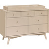 Palma 7-Drawer Assembled Double Dresser in Taupe - Dressers - 5