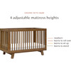 Hudson 3-in-1 Convertible Crib with Toddler Bed Conversion Kit in Natural Walnut - Cribs - 5