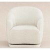 Foy Glider in Boucle in Ivory Boucle - Nursery Chairs - 6