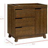 Hudson 3-Drawer Changer Dresser with Removable Changing Tray in Natural Walnut - Dressers - 7