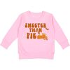 Sweeter Than Pie Thanksgiving Sweatshirt, Pink - Sweatshirts - 1 - thumbnail